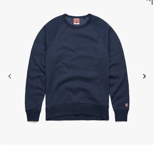 HOMAGE Blue Sweatshirt Classic Crewneck Design